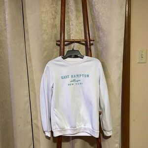 shein white sweatshirt